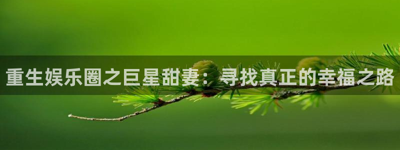 2元彩票2平台注册：重生娱乐圈之巨星甜妻：寻找真正的幸福之路